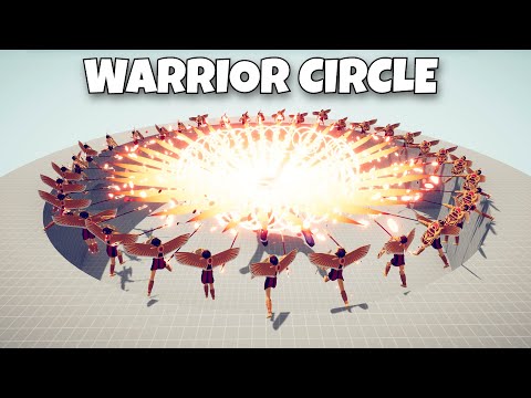WARRIOR CIRCLE vs EVERY UNITS - Totally Accurate Battle Simulator TABS