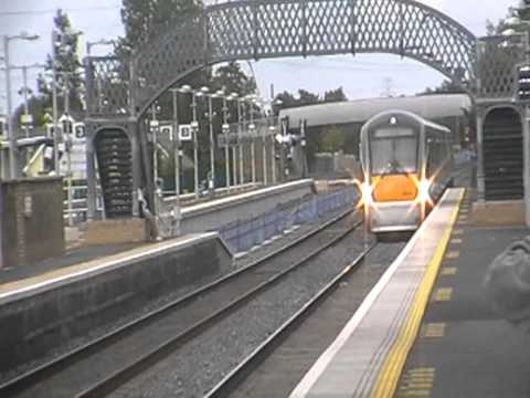 Irish Rail 22000 DMU 22041 passes Hazelhatch