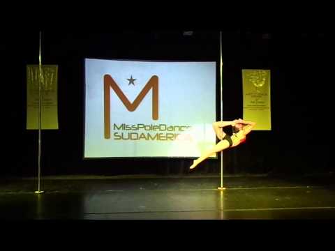 Alessandra Rancan Final Miss Pole dance  Sudamérica  2012