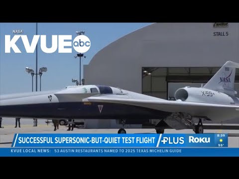 NASA tests silent supersonic jet over California