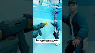 Can you survive if the enemy shoots at you underwater? #shortvideo #shorts