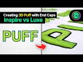 How To Use END CAPS In 3D PUFF Embroidery Inspire Ss Luxe