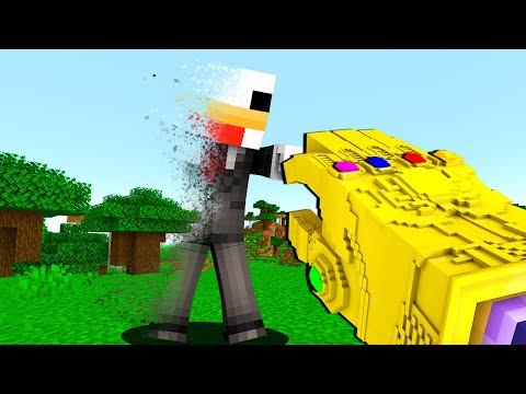 DIVENTO THANOS E DISTRUGGO IL MONDO DI MINECRAFT - ITA