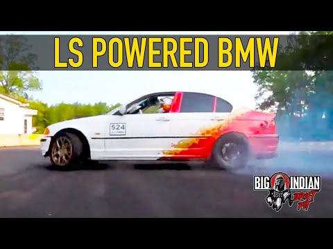 LS POWERED BMW CHASED BY PORSCHE CAMERA CAR