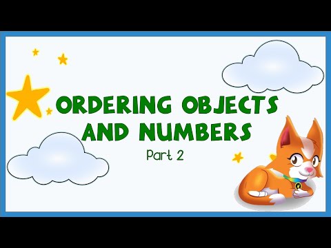Year 1 Ordering Objects And Numbers Part2