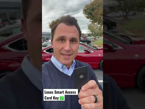 In case you didn’t know: Lexus Smart Access Card Key