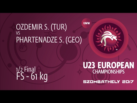 1/2 FS - 61 kg: S. OZDEMIR (TUR) df. S. PHARTENADZE (GEO), 6-3