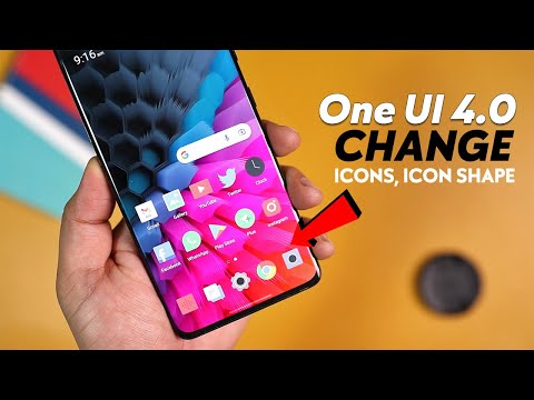 One UI 4.0 Feature | Change ICON PACKS and ICON SHAPES
