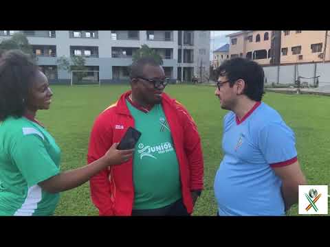 Junior Star Soccer Coaches talks about to football players