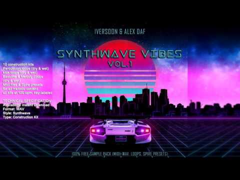 Iversoon & Alex Daf - Synthwave Vibes Vol.1 Kit (MIDI, WAV, Loops, SPIRE PRESETS)
