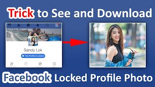 How to View Private Facebook Profile Pic Without Being Friends  | See Locked Facebook Profile Photos