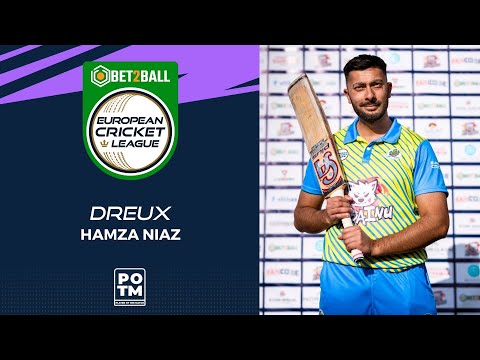 POTM: H.Niaz - TW vs DRX | Highlights | Bet2Ball European Cricket League Day 3, Group A | ECL22