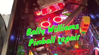 Bally Williams Pinball repair switchtarget and light issues on High Speed 2