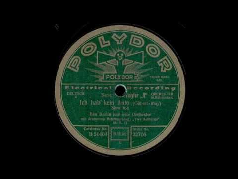 Ich hab kein Auto / Ben Berlin & Orchester, Gesang: "Two Admirals"