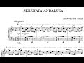 Manuel de Falla: Serenata andaluza (1900)
