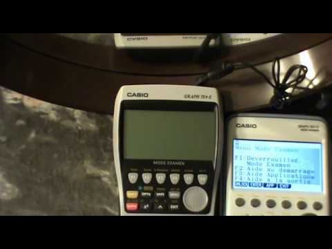 Tuto désactivation nomade mode examen Graph 25/35/75/90+E avec 2ème Casio