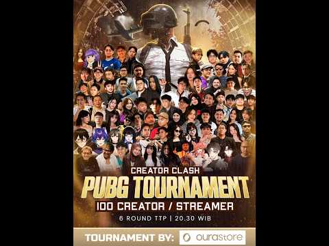 PUBG PC CREATORS RUMBLE - 100 STREAMERS! BY OURASTORE