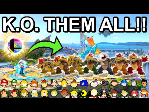 Who Can K.O. SEVEN Bowser's With A Final Smash ? - Super Smash Bros. Ultimate