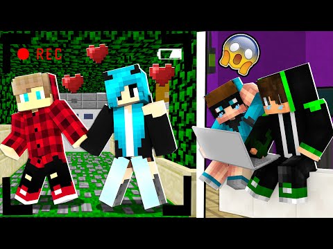 İLAYDA VE SEVGİLİSİNİ KAMERADA YAKALADIM ! 😱 -Minecraft