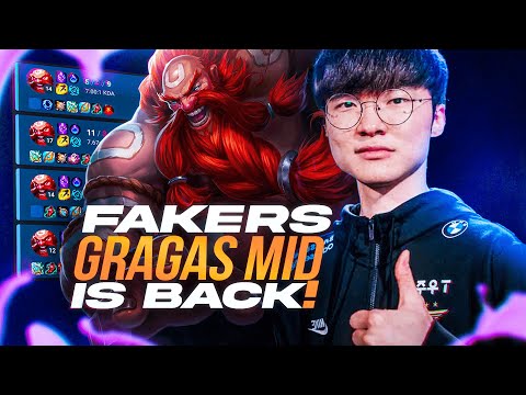 FAKER IS OBSESSED WITH BOMBA *GRAGAS MID*