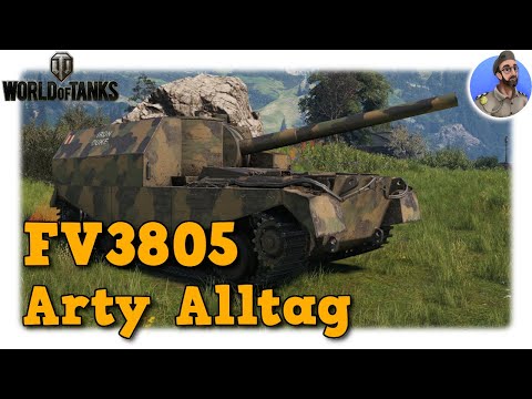 World of Tanks - FV3805 - Artillery Daily Life at Tier 9