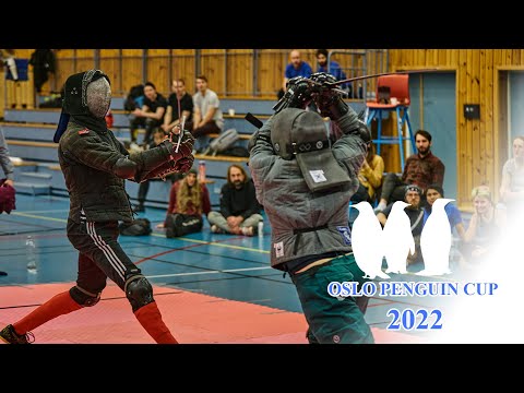 Håvard Lund Eidheim (red) vs Miro Lahtela (blue) - Oslo Penguin cup 2022 - HEMA Open Longsword Gold