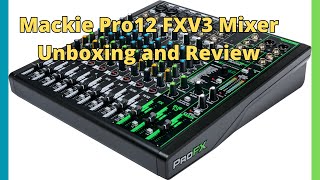 Video thumbnail for Mackie PROFX12 V3 Unboxing and Demo by Marcus Curtis Music