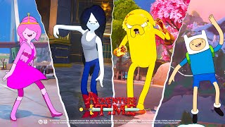 Fortnite Adventure Time Skins BUNDLE GAMEPLAY (Finn, Jake, Princess Bubblegum &amp; Marceline)