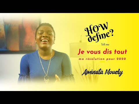 AMINATA MOUELY NOUS DIT TOUT DE SA RÉSOLUTION POUR CETTE ANNÉE