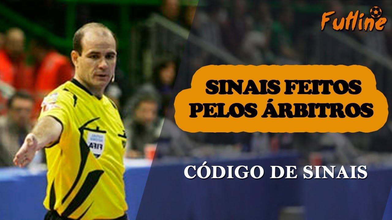 Signs made by futsal referees
