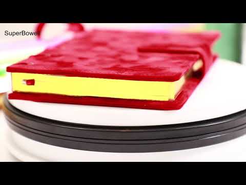 SuperBowell A5 Luxury Velvet Hardcover Jounal Notebook