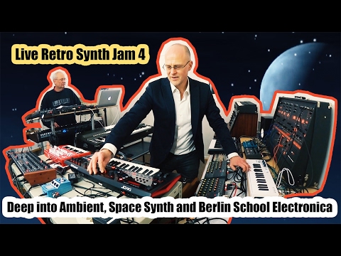 Deep into Ambient, Space Synth and Berlin School Electronica (Live Retro Synthesizer Jam 4)