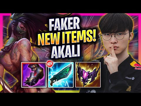 FAKER TRIES AKALI WITH NEW ITEMS! - T1 Faker Plays Akali MID vs Azir! | Season 2026