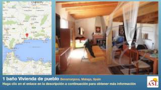 preview picture of video '1 baño Vivienda de pueblo se Vende en Benamargosa, Malaga, Spain'