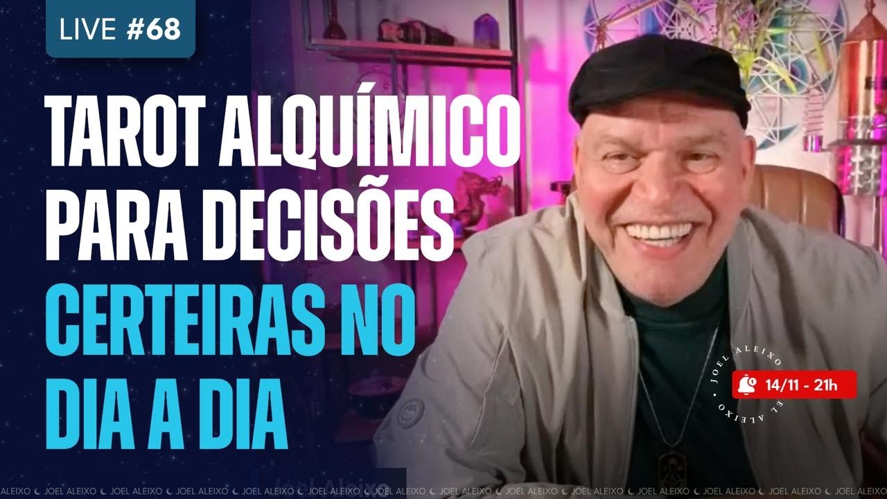 LiveTarot #68 - Tarot alquímico para decisões certeiras no dia a dia