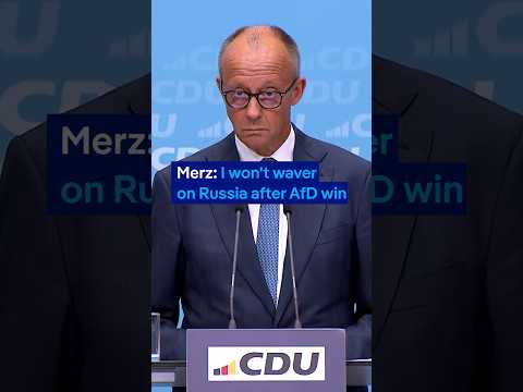 Merz: I won’t waver on Russia | DW News