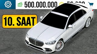 Sıfırdan 10 Saatte 500 MİLYON OYUN PARASI YAPTIM !! Car Parking Multiplayer SM10