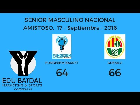 FUNDESEM BASKET INNOVA MUTXAMEL - ADESAVI SAN VICENTE. AMISTOSO