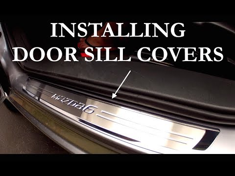 2014 Mazda 6 Door Sill Trim Plate Installation