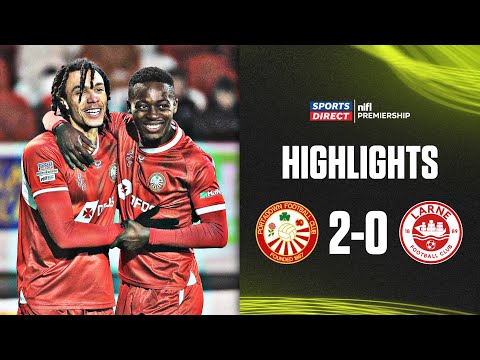 Two goals in two minutes! | Portadown 2-0 Larne | #sportsdirectprem