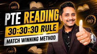 PTE Reading: The 30:30:30 Rule (90+ Secret)