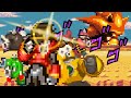 Semi Super Mecha Sonic VS Axem Rangers X SMBZ Reanimated