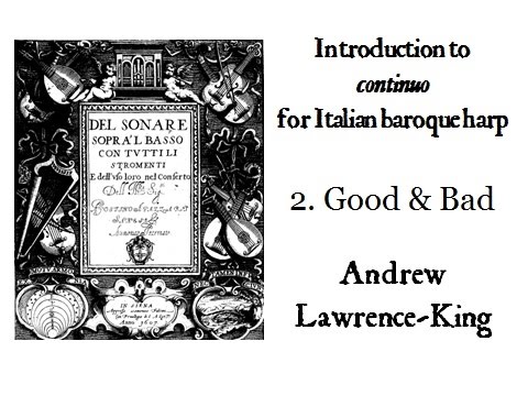 Introduction to continuo 2 good and bad