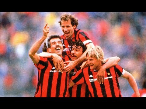 MILAN-FIORENTINA 4-0 SERIE A 1988-89 TELECRONACA DI GIANFRANCO DE LAURENTIS