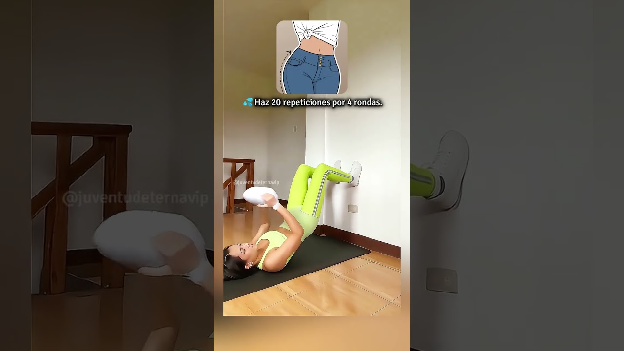 🔥 WAIST AND GLUTES WORKOUT #homegym #wellness #homeworkout #glutes