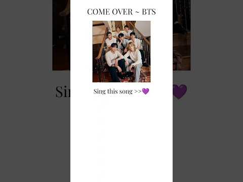 BTS ~ Come Over 💜✨ #kpop #trending #englishlyrics #foryou #fyp #bts2026 #arirang #comeover #bts