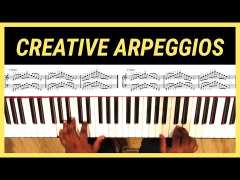 TWO HANDED Piano Arpeggios with Melody