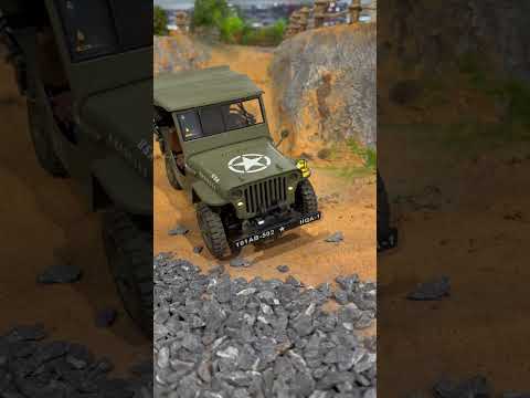 HGRC HG HG4-58 1/14 4WD RC Jeep with LED Lights, Sound & Winch