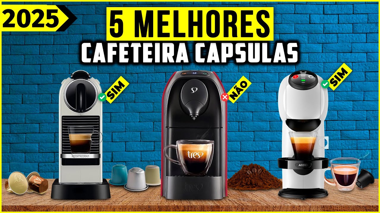As 5 Melhores Cafeteira Capsula Em 2024!