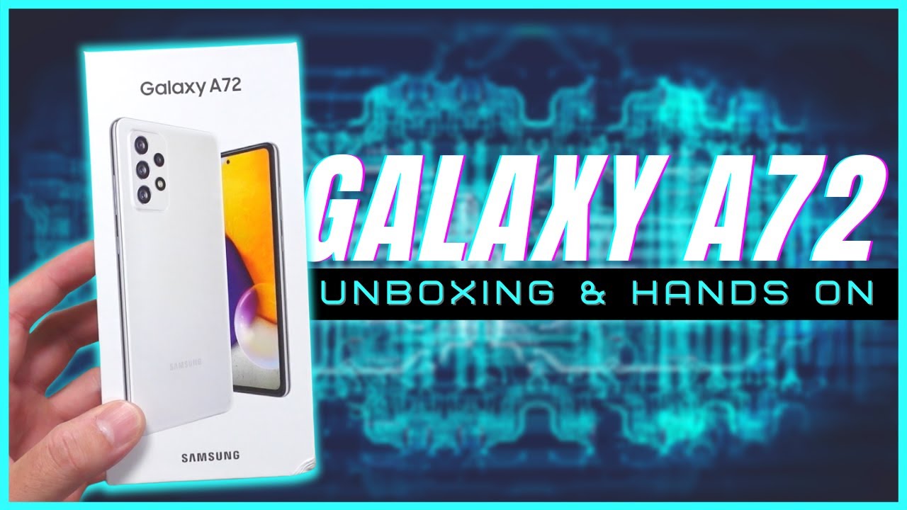 Samsung Galaxy A72 Unboxing and First Impressions (Amazing White)